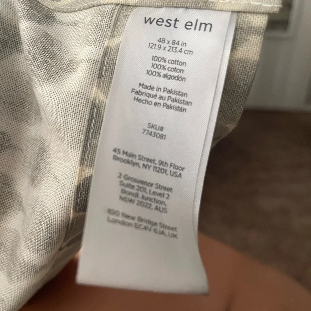West Elm Curtain Panels
